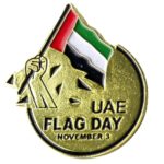 Metal Badge Round Shape for Flag Day