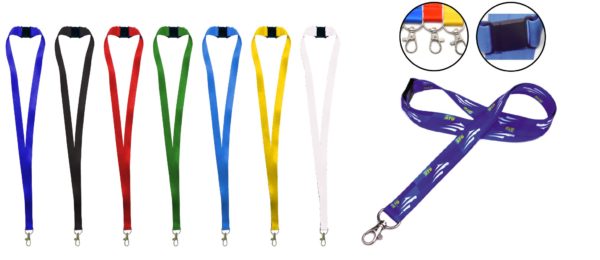 Lanyard with safety Clip & Metal Hook