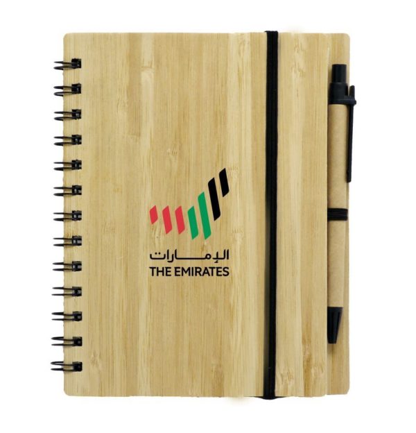 Bamboo notebook with Pen
