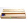 12 pcs. Pencil colour box with ruler and sharpener