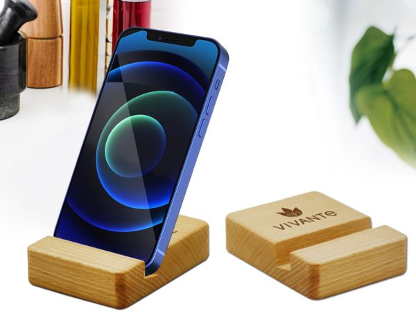 Stylish Bamboo Mobile Holder - Shanghai Gifts