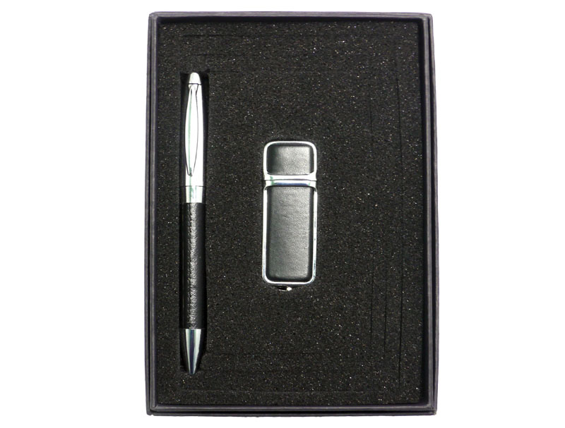 Gift set with Pen and USB