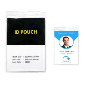 Coloured pvc id pouch