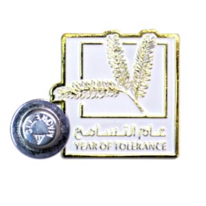 Golden Metal Badge