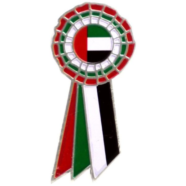 Metal National Day Badge With Lapel Pin