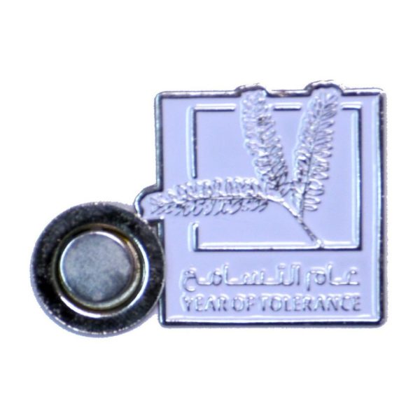 Silver Metal Badge