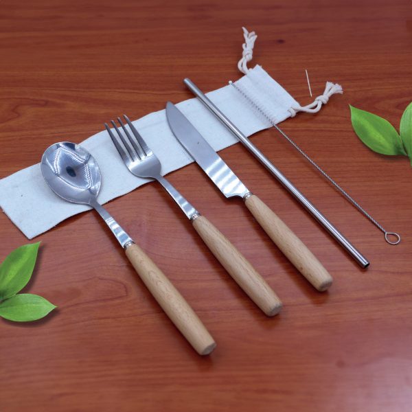 Bamboo Cutlery Set Eco-Friendly